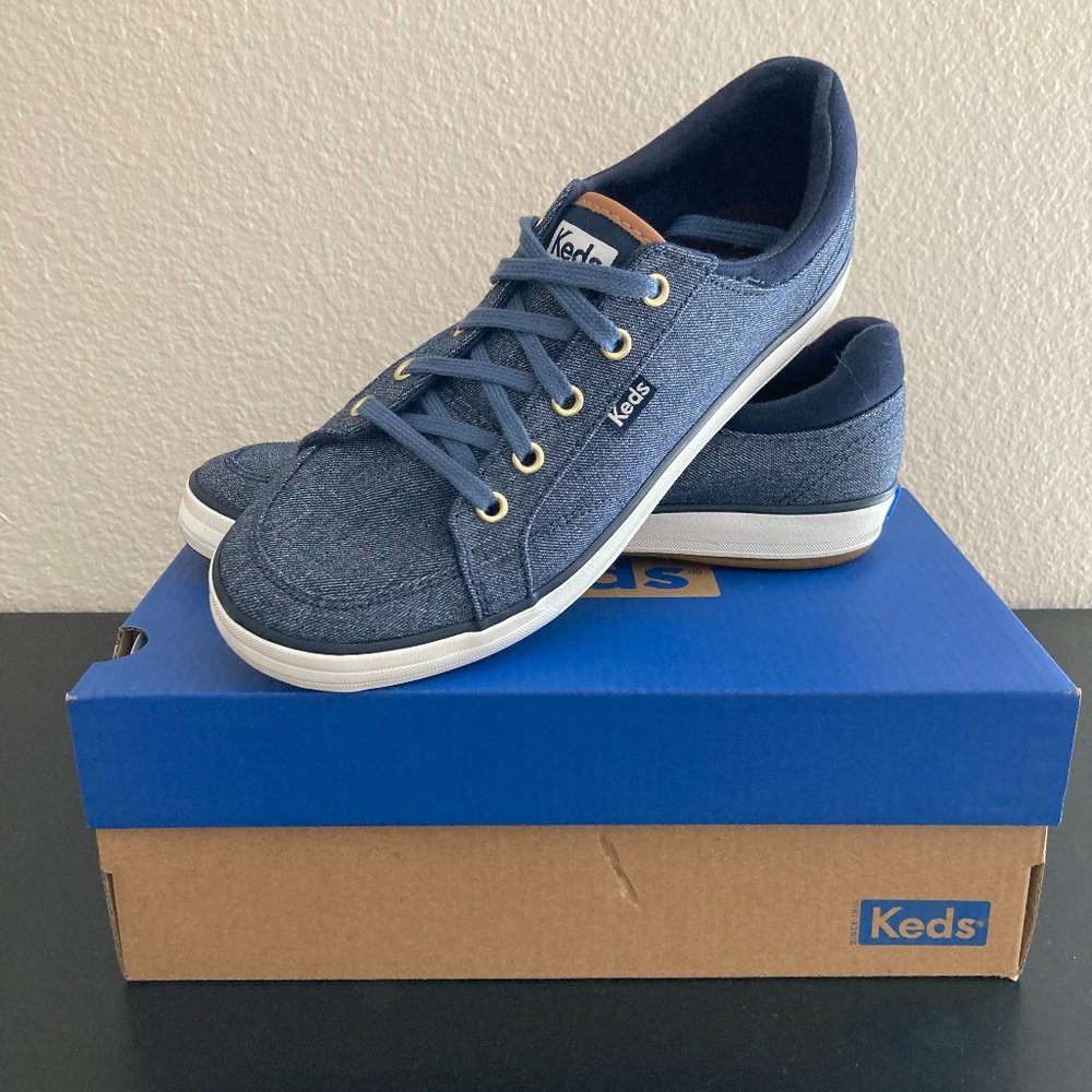 Keds Center II Speckle Navy Shoes Sz 7